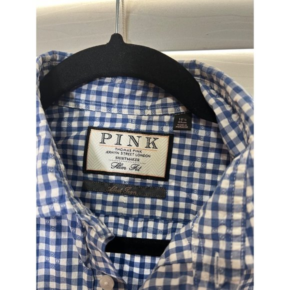 Thomas Pink About Town Long Sleeve Button Up Shirt - Size‎ 15.5 - Picture 2 of 4